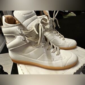 Martin Maison Margiela X H&M Troupe L’Oeil high top sneakers 7 38